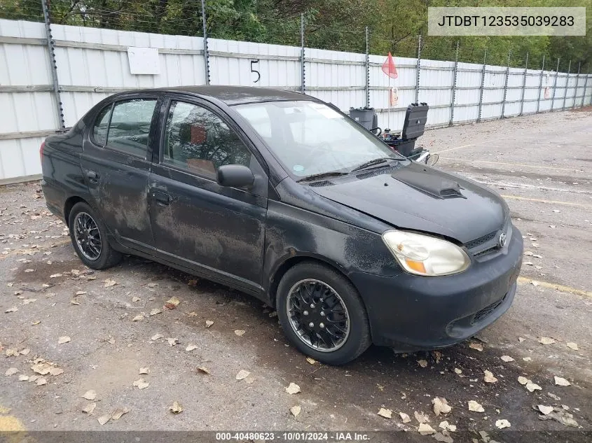 2003 Toyota Echo VIN: JTDBT123535039283 Lot: 40480623