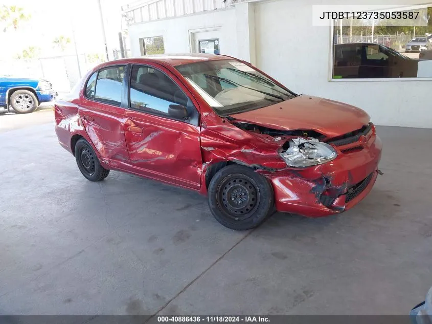 2003 Toyota Echo VIN: JTDBT123735053587 Lot: 40886436