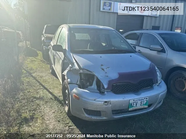 2004 Toyota Echo Le VIN: JTDKT123540064165 Lot: 20177252