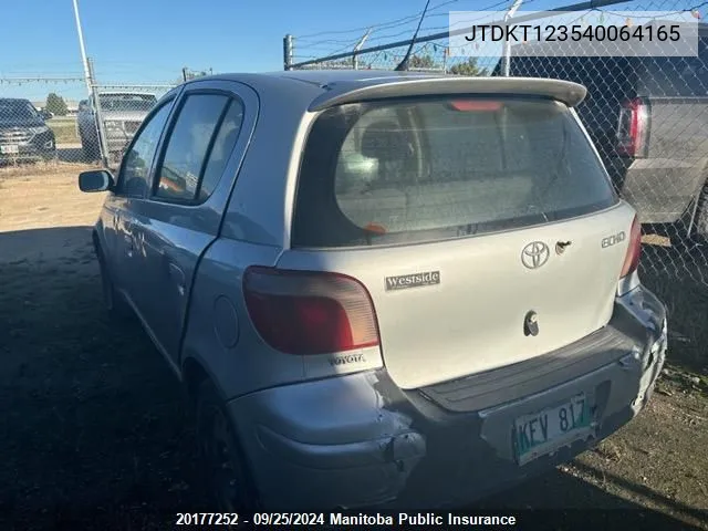 JTDKT123540064165 2004 Toyota Echo Le