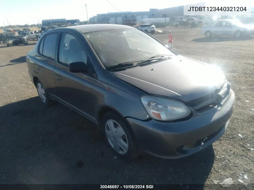 2004 Toyota Echo VIN: JTDBT123440321204 Lot: 30046697