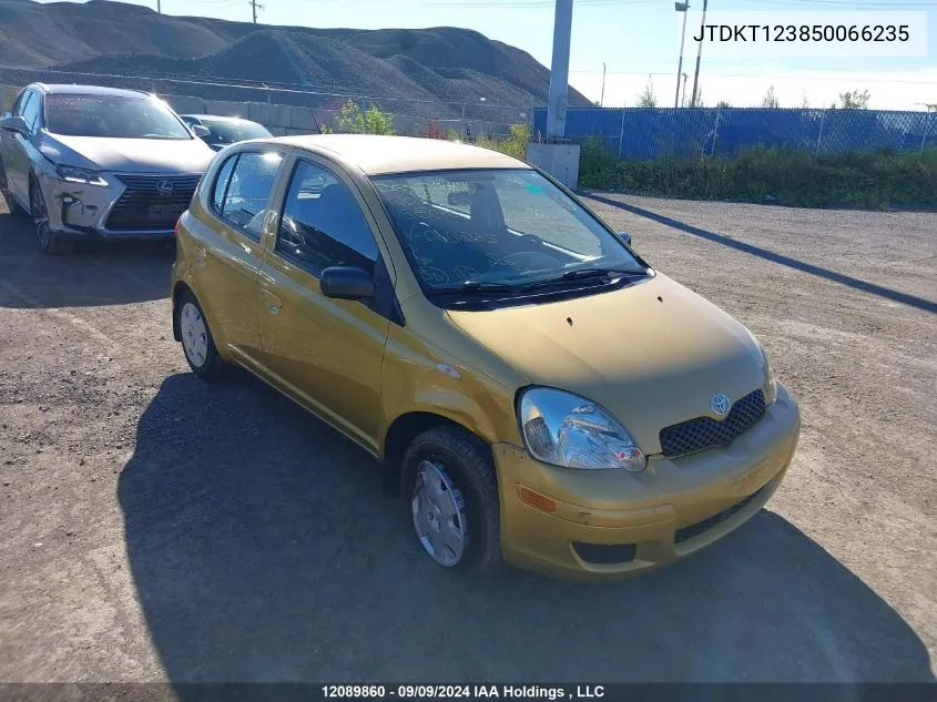 JTDKT123850066235 2005 Toyota Echo