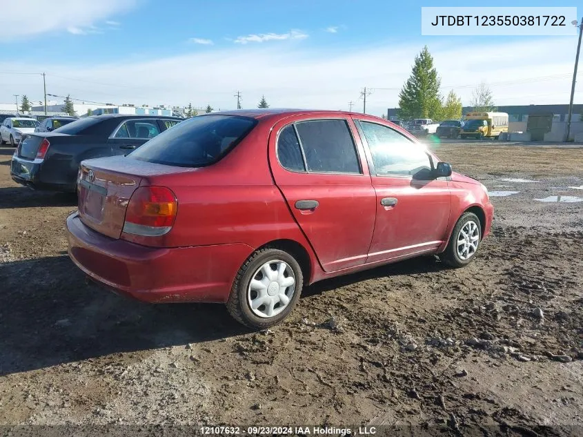 JTDBT123550381722 2005 Toyota Echo