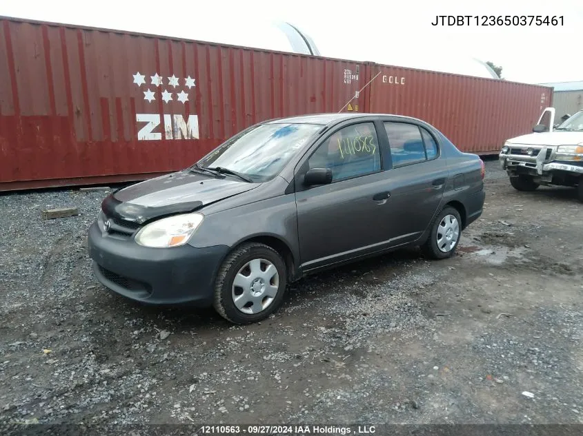 2005 Toyota Echo VIN: JTDBT123650375461 Lot: 12110563