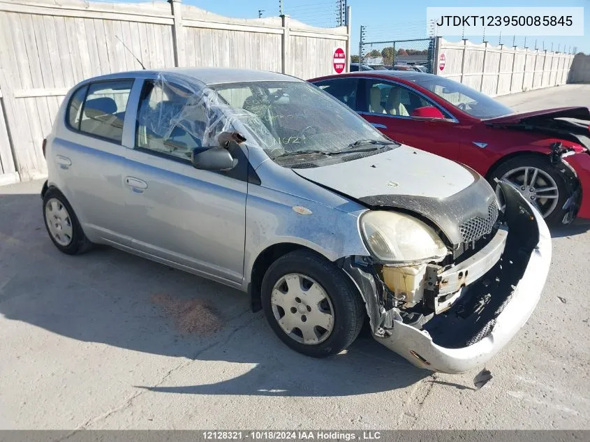 2005 Toyota Echo VIN: JTDKT123950085845 Lot: 12128321