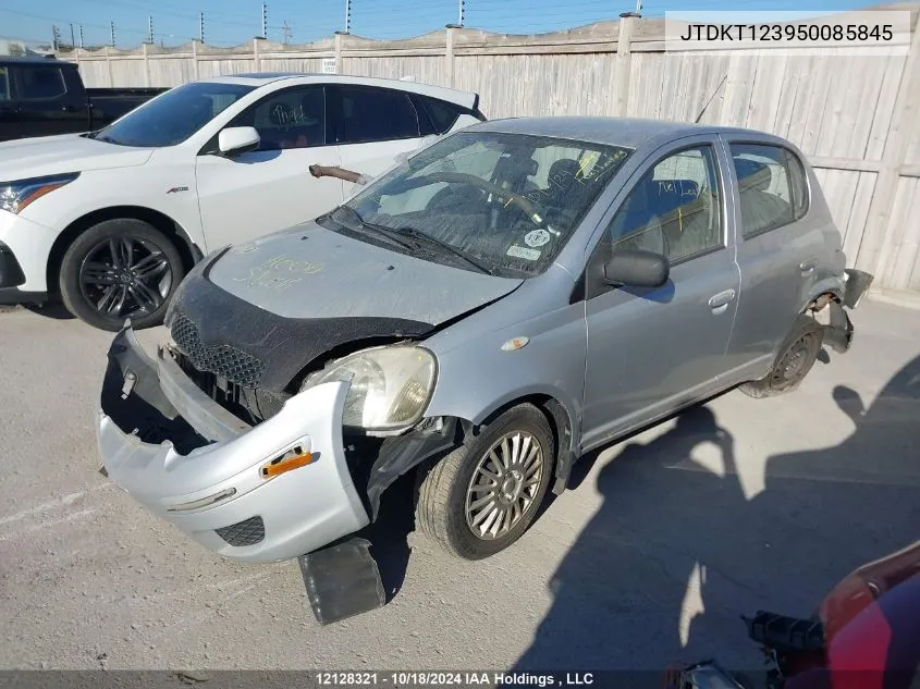 2005 Toyota Echo VIN: JTDKT123950085845 Lot: 12128321