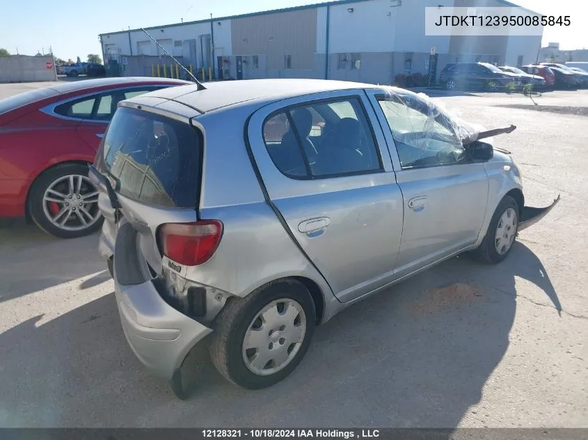 2005 Toyota Echo VIN: JTDKT123950085845 Lot: 12128321