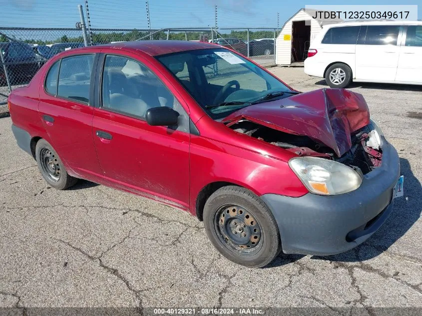 2005 Toyota Echo VIN: JTDBT123250349617 Lot: 40129321