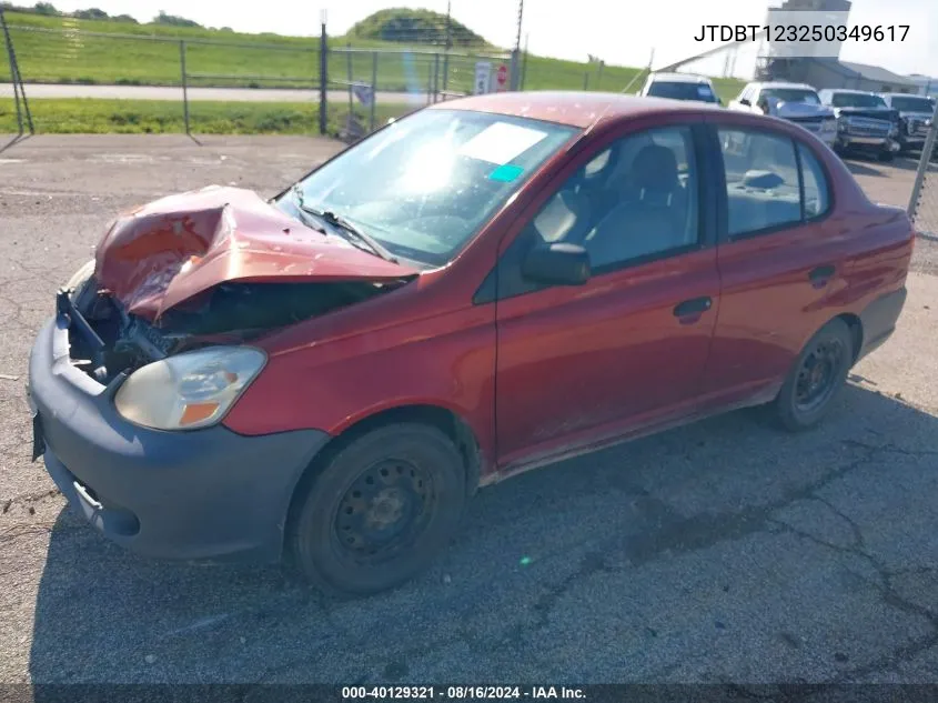 2005 Toyota Echo VIN: JTDBT123250349617 Lot: 40129321