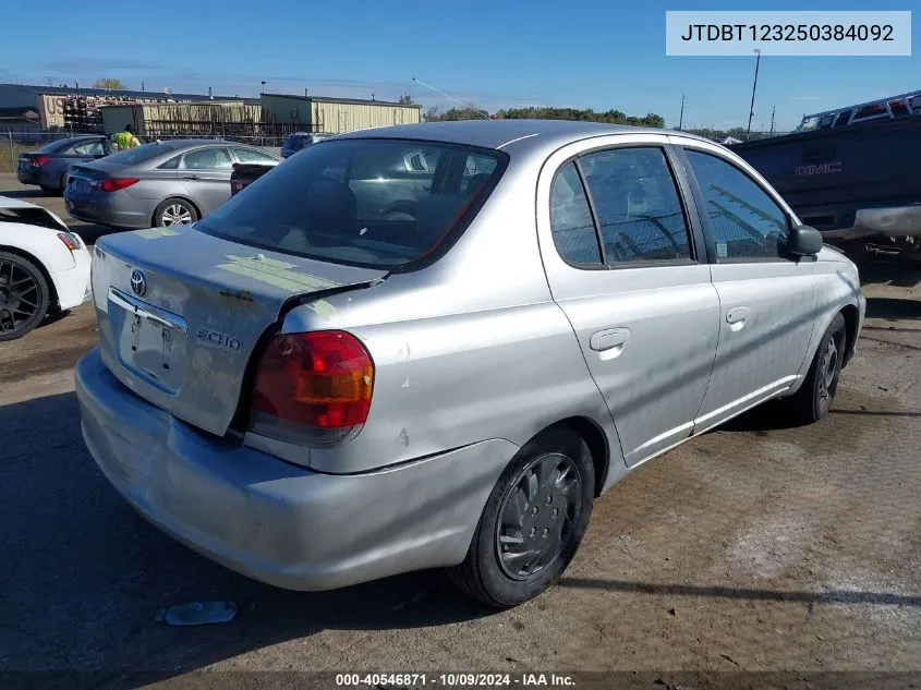 2005 Toyota Echo VIN: JTDBT123250384092 Lot: 40546871