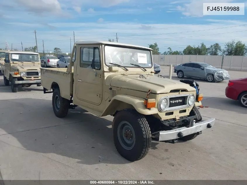 1978 Toyota Fj Cruiser VIN: FJ45159988 Lot: 40680864