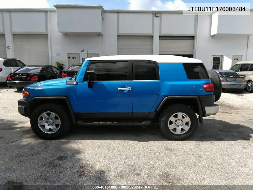 JTEBU11F170003484 2007 Toyota Fj Cruiser