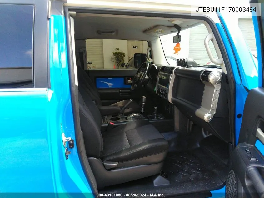 JTEBU11F170003484 2007 Toyota Fj Cruiser