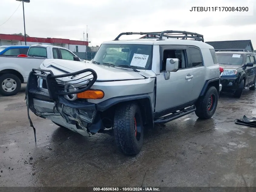 2007 Toyota Fj Cruiser VIN: JTEBU11F170084390 Lot: 40506343