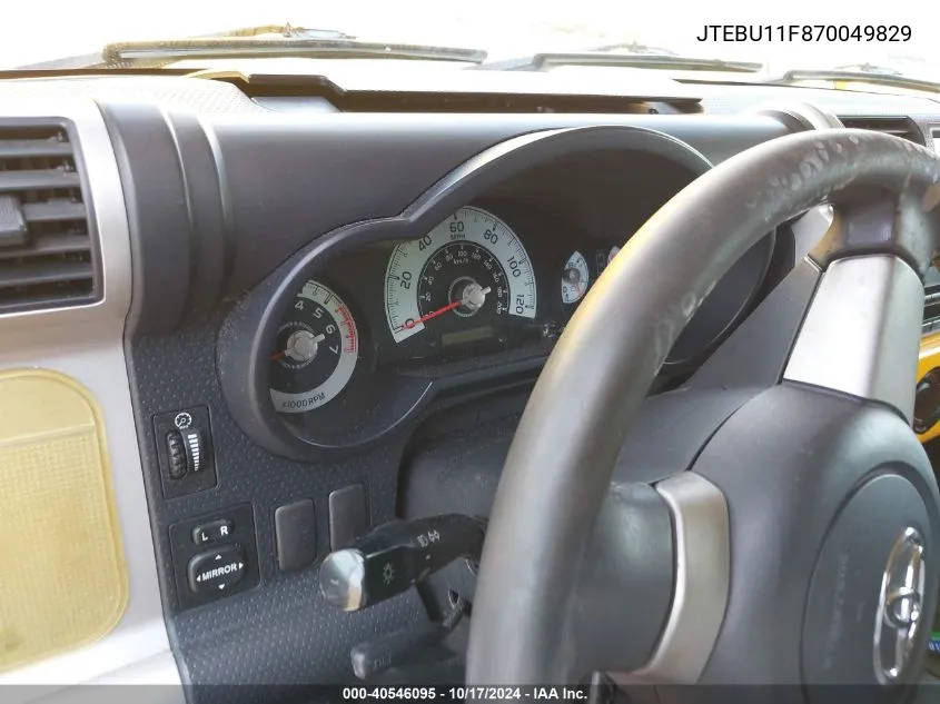 JTEBU11F870049829 2007 Toyota Fj Cruiser