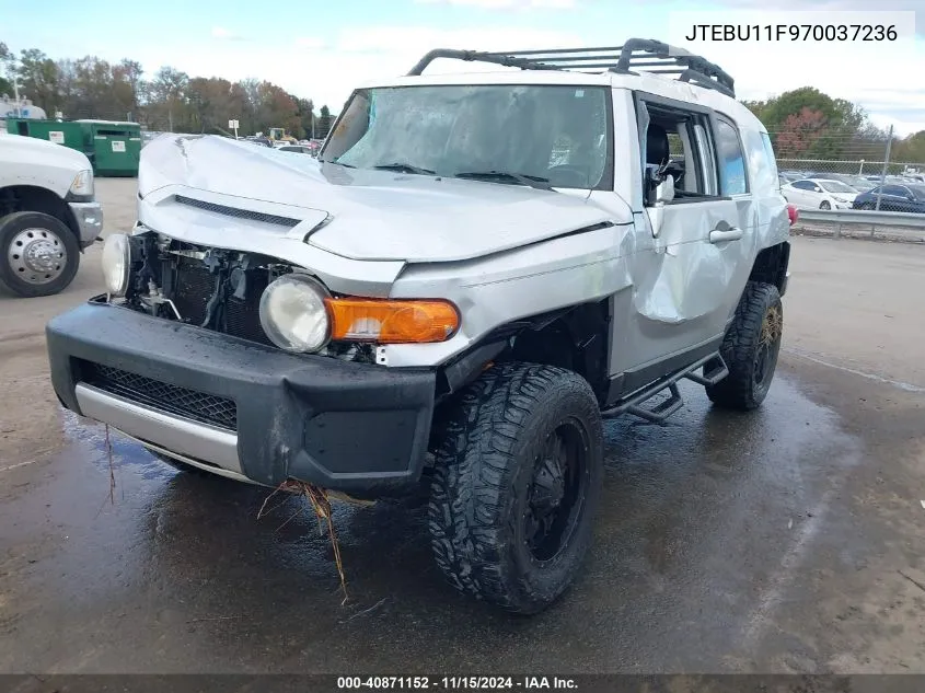 2007 Toyota Fj Cruiser VIN: JTEBU11F970037236 Lot: 40871152