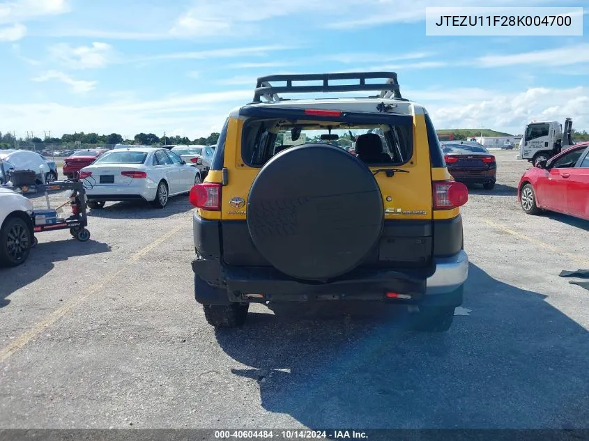 JTEZU11F28K004700 2008 Toyota Fj Cruiser