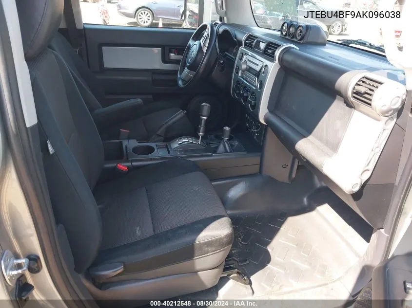 JTEBU4BF9AK096038 2010 Toyota Fj Cruiser