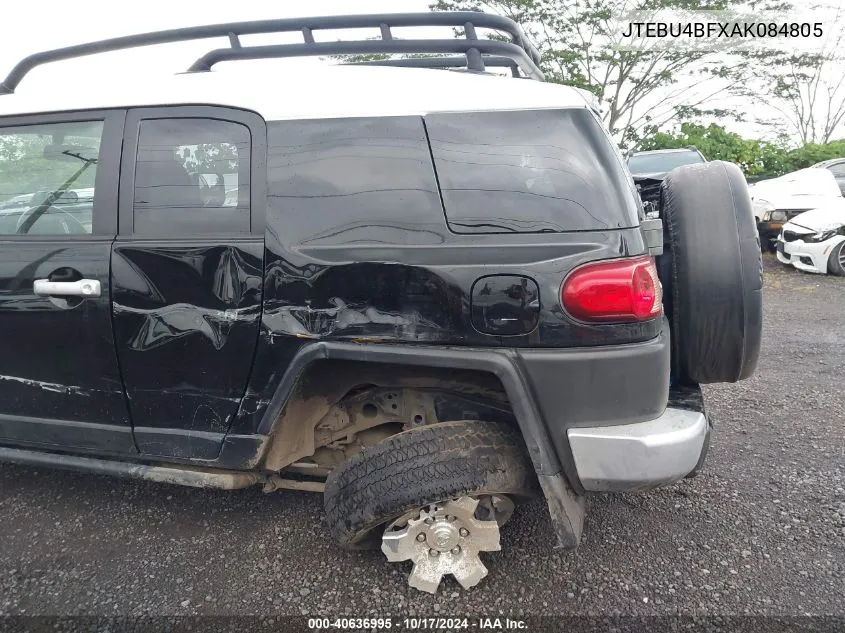 2010 Toyota Fj Cruiser VIN: JTEBU4BFXAK084805 Lot: 40636995