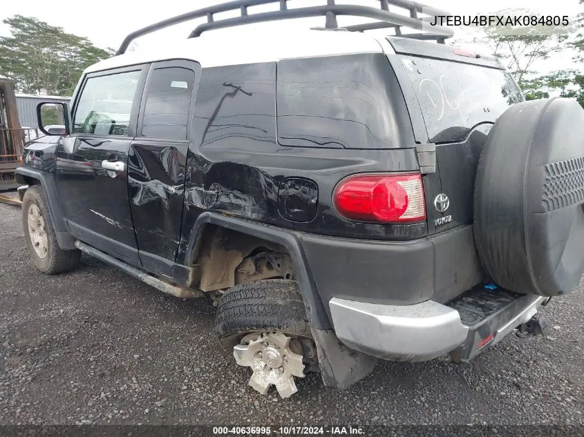 2010 Toyota Fj Cruiser VIN: JTEBU4BFXAK084805 Lot: 40636995