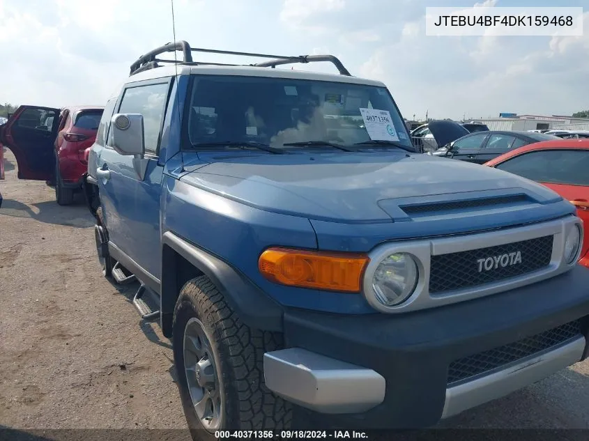 2013 Toyota Fj Cruiser VIN: JTEBU4BF4DK159468 Lot: 40371356