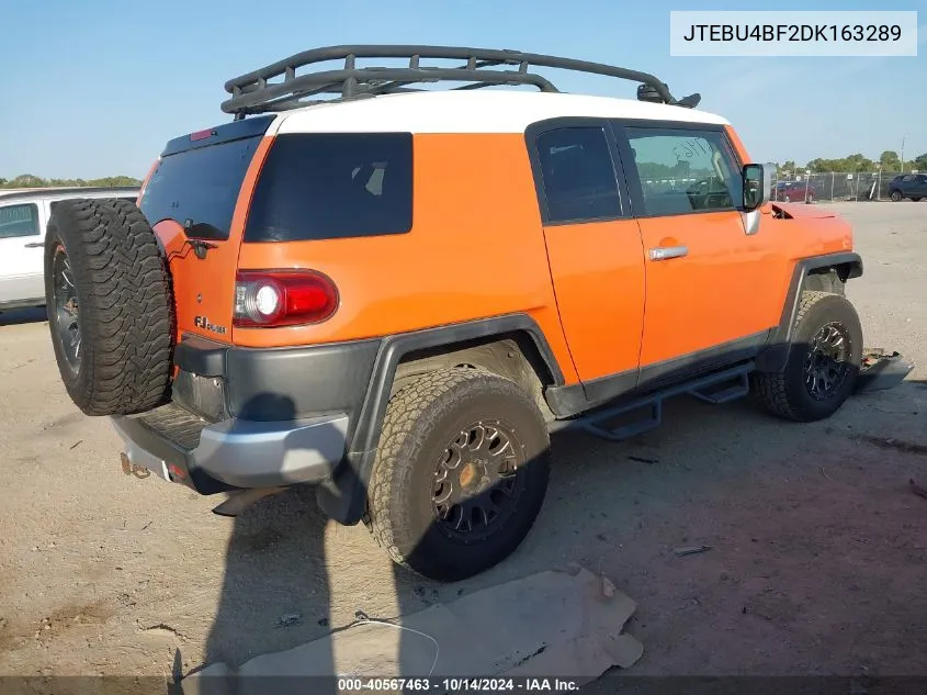 JTEBU4BF2DK163289 2013 Toyota Fj Cruiser