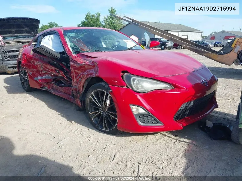 2013 Scion Fr-S VIN: JF1ZNAA19D2715994 Lot: 39781155