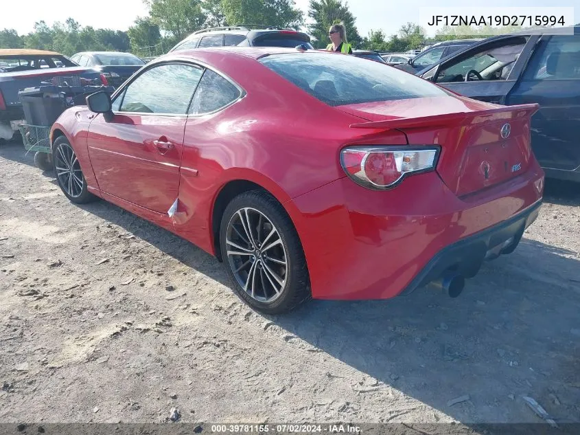 2013 Scion Fr-S VIN: JF1ZNAA19D2715994 Lot: 39781155