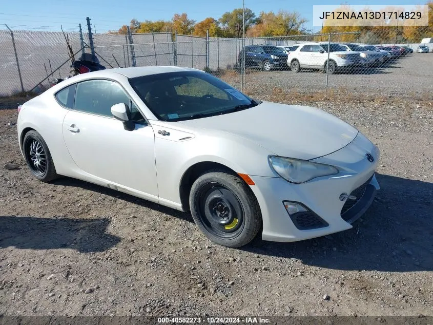 2013 Scion Fr-S VIN: JF1ZNAA13D1714829 Lot: 40582273