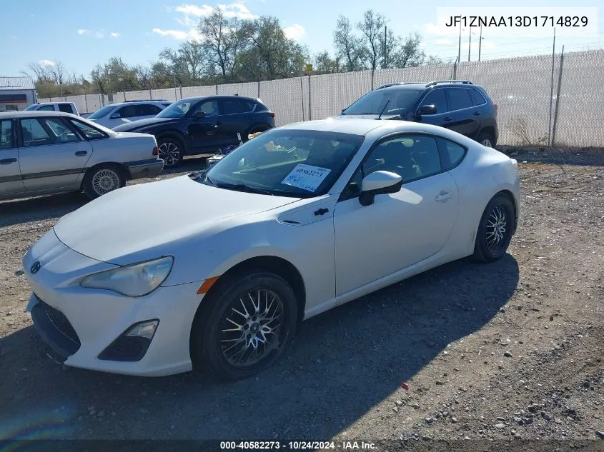 2013 Scion Fr-S VIN: JF1ZNAA13D1714829 Lot: 40582273