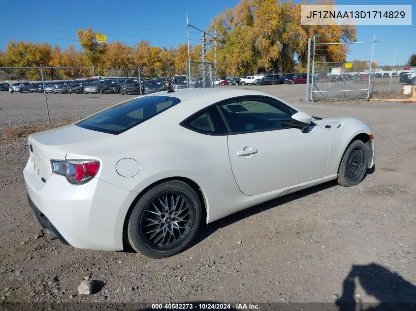 2013 Scion Fr-S VIN: JF1ZNAA13D1714829 Lot: 40582273