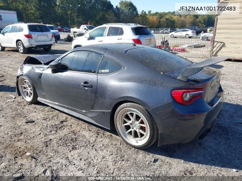 2013 Scion Fr-S VIN: JF1ZNAA10D1722483 Lot: 40602657