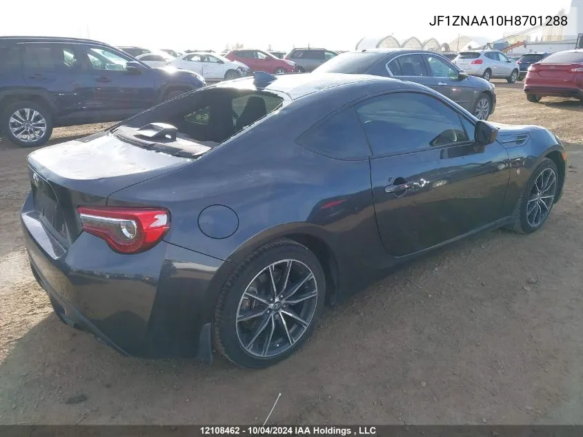 2017 Toyota 86 Special Edition VIN: JF1ZNAA10H8701288 Lot: 12108462