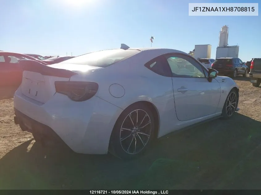 2017 Toyota 86 Special Edition VIN: JF1ZNAA1XH8708815 Lot: 12116721