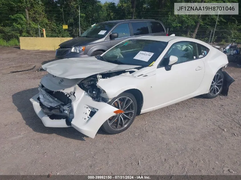 2017 Toyota 86 VIN: JF1ZNAA19H8701046 Lot: 39992150