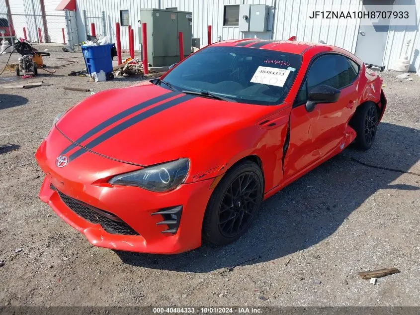 JF1ZNAA10H8707933 2017 Toyota 86 860 Special Edition