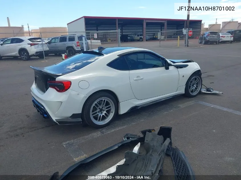 JF1ZNAA10H8701002 2017 Toyota 86