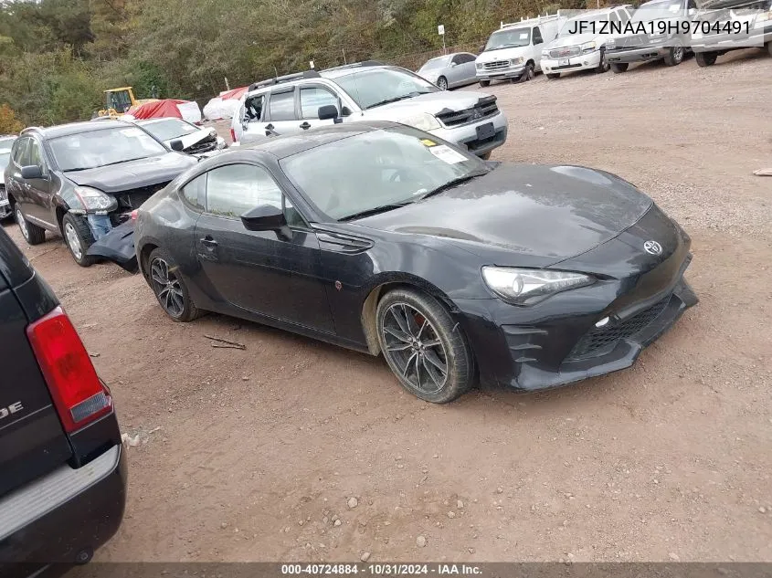 2017 Toyota 86 VIN: JF1ZNAA19H9704491 Lot: 40724884