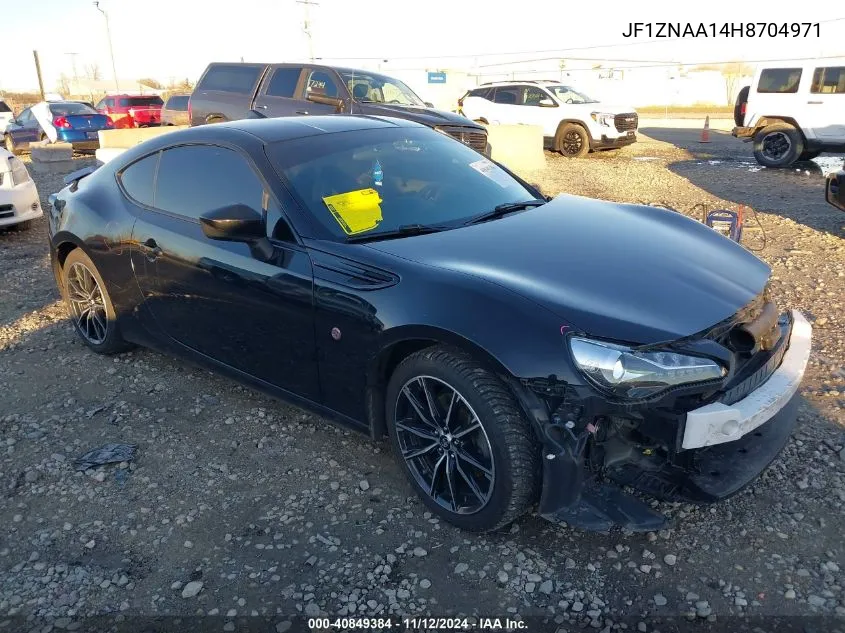 2017 Toyota 86 VIN: JF1ZNAA14H8704971 Lot: 40849384