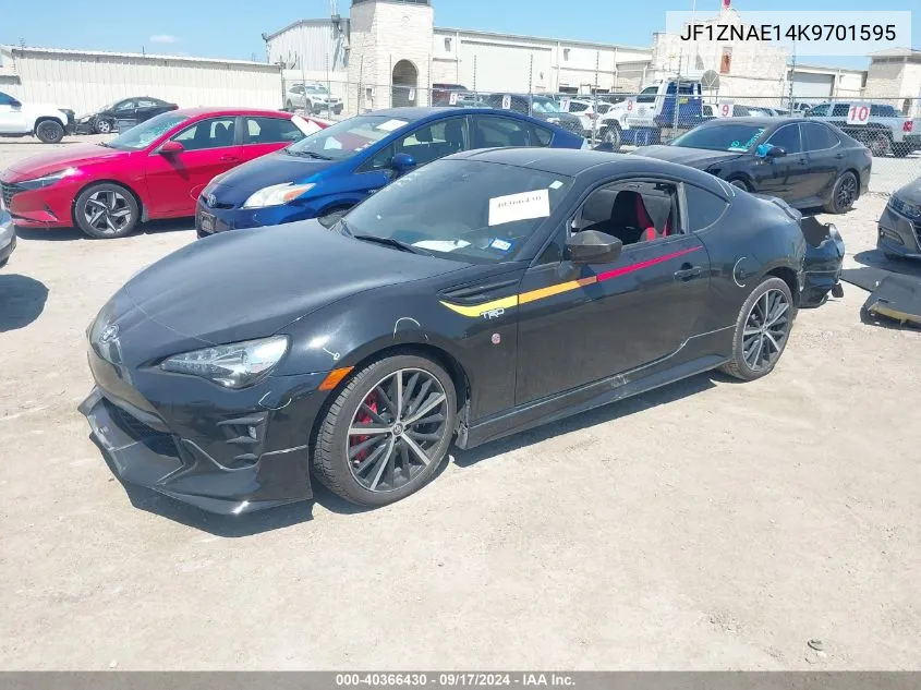 2019 Toyota 86 Trd Se VIN: JF1ZNAE14K9701595 Lot: 40366430