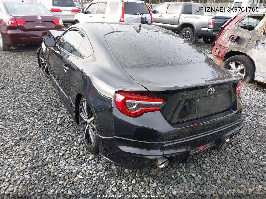 2019 Toyota 86 Trd Se VIN: JF1ZNAE13K9701765 Lot: 40691842