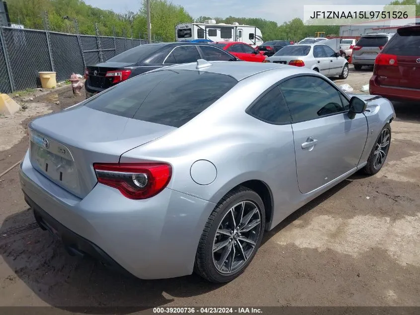 2020 Toyota 86 VIN: JF1ZNAA15L9751526 Lot: 39200736