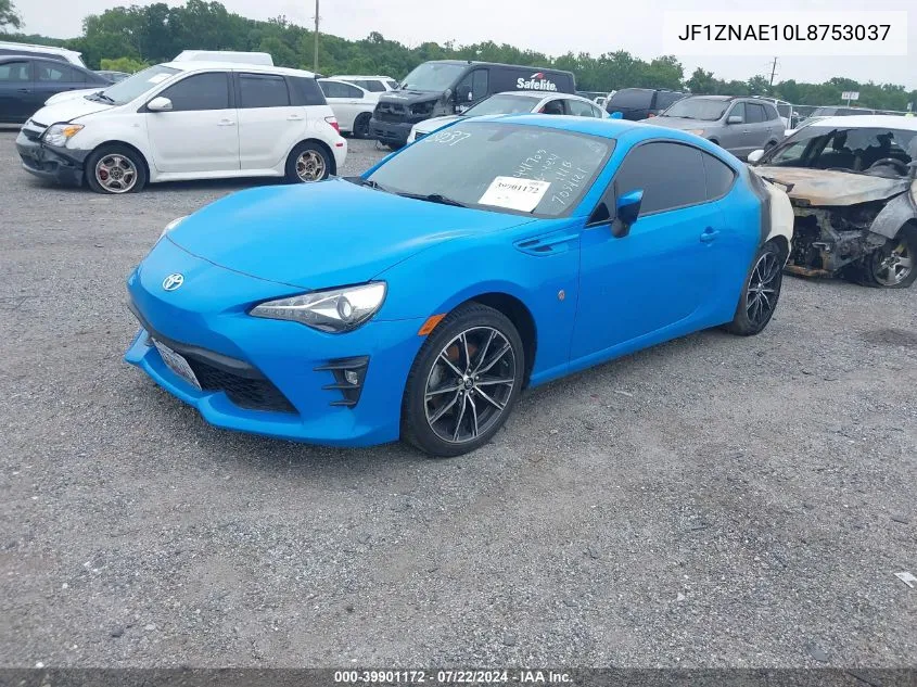 2020 Toyota 86 Gt VIN: JF1ZNAE10L8753037 Lot: 39901172