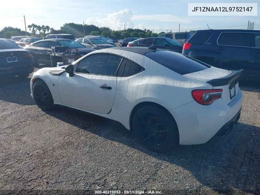 2020 Toyota 86 VIN: JF1ZNAA12L9752147 Lot: 40319853