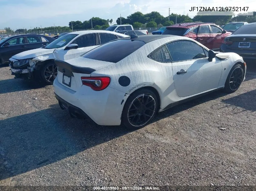 JF1ZNAA12L9752147 2020 Toyota 86