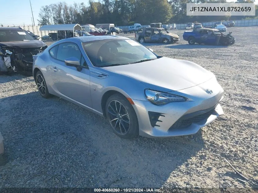 2020 Toyota 86 VIN: JF1ZNAA1XL8752659 Lot: 40650260