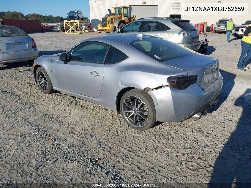 2020 Toyota 86 VIN: JF1ZNAA1XL8752659 Lot: 40650260