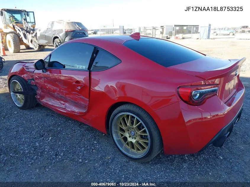 2020 Toyota 86 VIN: JF1ZNAA18L8753325 Lot: 40679061