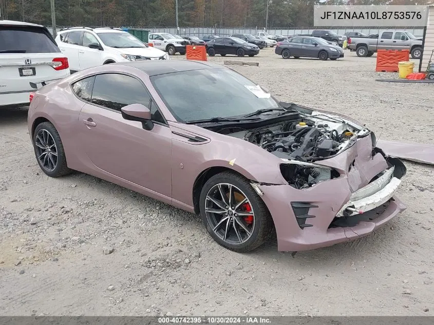 2020 Toyota 86 VIN: JF1ZNAA10L8753576 Lot: 40742395