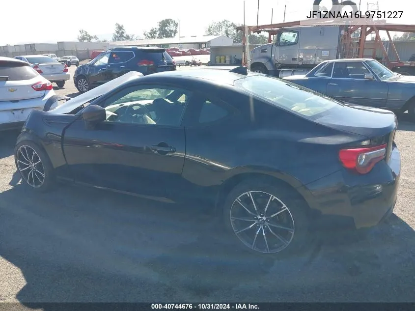 2020 Toyota 86 VIN: JF1ZNAA16L9751227 Lot: 40744676